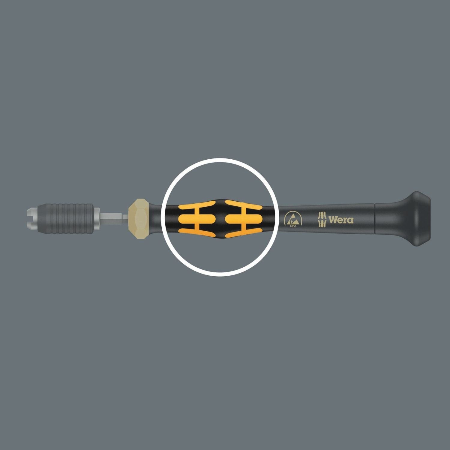 Wera 1460 Esd Kraftform Micro Torque Screwdrivers, With Factory Pre-Set Value (0.02-0.11 Nm) And Quick-Release Chuck, 1460 Esdx0.035 Nm