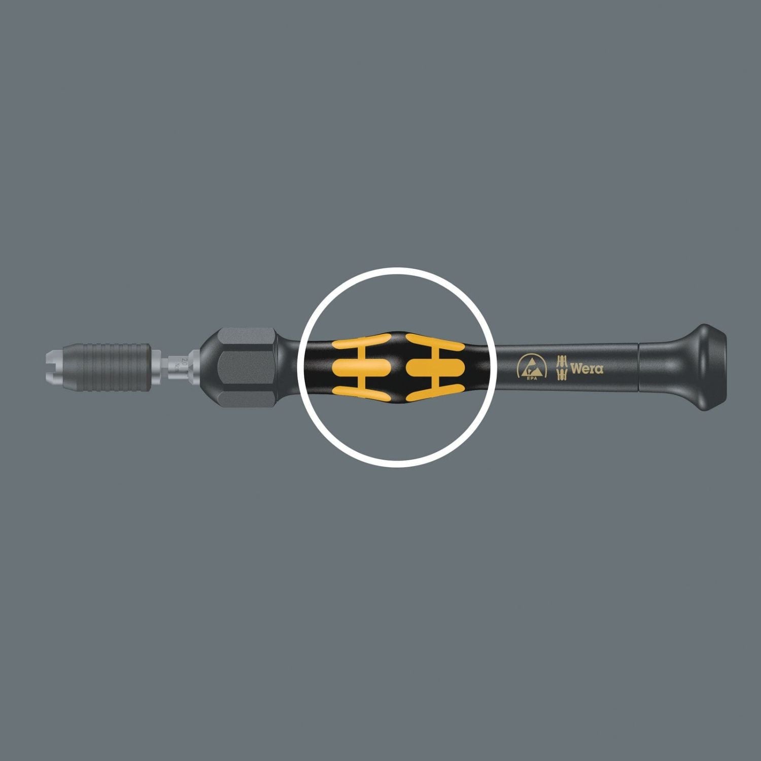 Wera 1430 Esd Kraftform Micro Adjustable Torque Screwdrivers (0.02-0.11 Nm) With Quick-Release Chuck, 1430 Esdx0.02-0.06 Nm