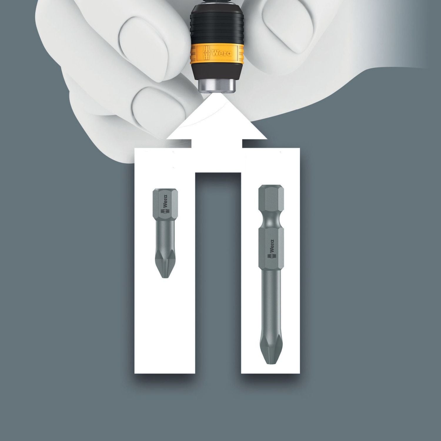 Wera 7400 Esd Series Kraftform Torque Screwdrivers, With Factory Pre-Set Value (0.1-1.5 Nm) And Rapidaptor Quick-Release Chuck, Handle Size 89-mm., 7450 Esdx0.1 Nmx0.1-0.34 Nm