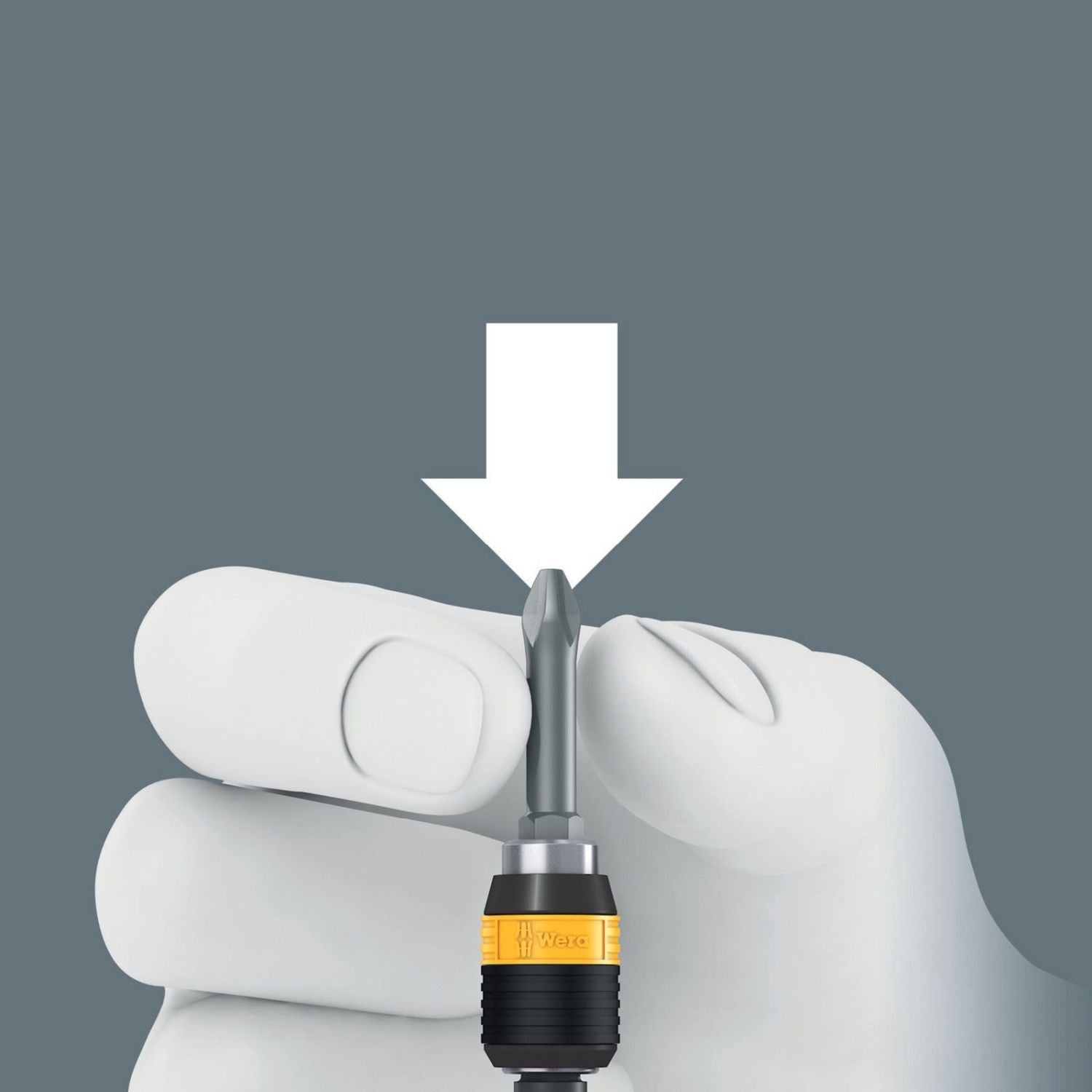 Wera 7400 Esd Series Kraftform Torque Screwdrivers, With Factory Pre-Set Value (0.1-1.5 Nm) And Rapidaptor Quick-Release Chuck, Handle Size 89-mm., 7450 Esdx0.1 Nmx0.1-0.34 Nm