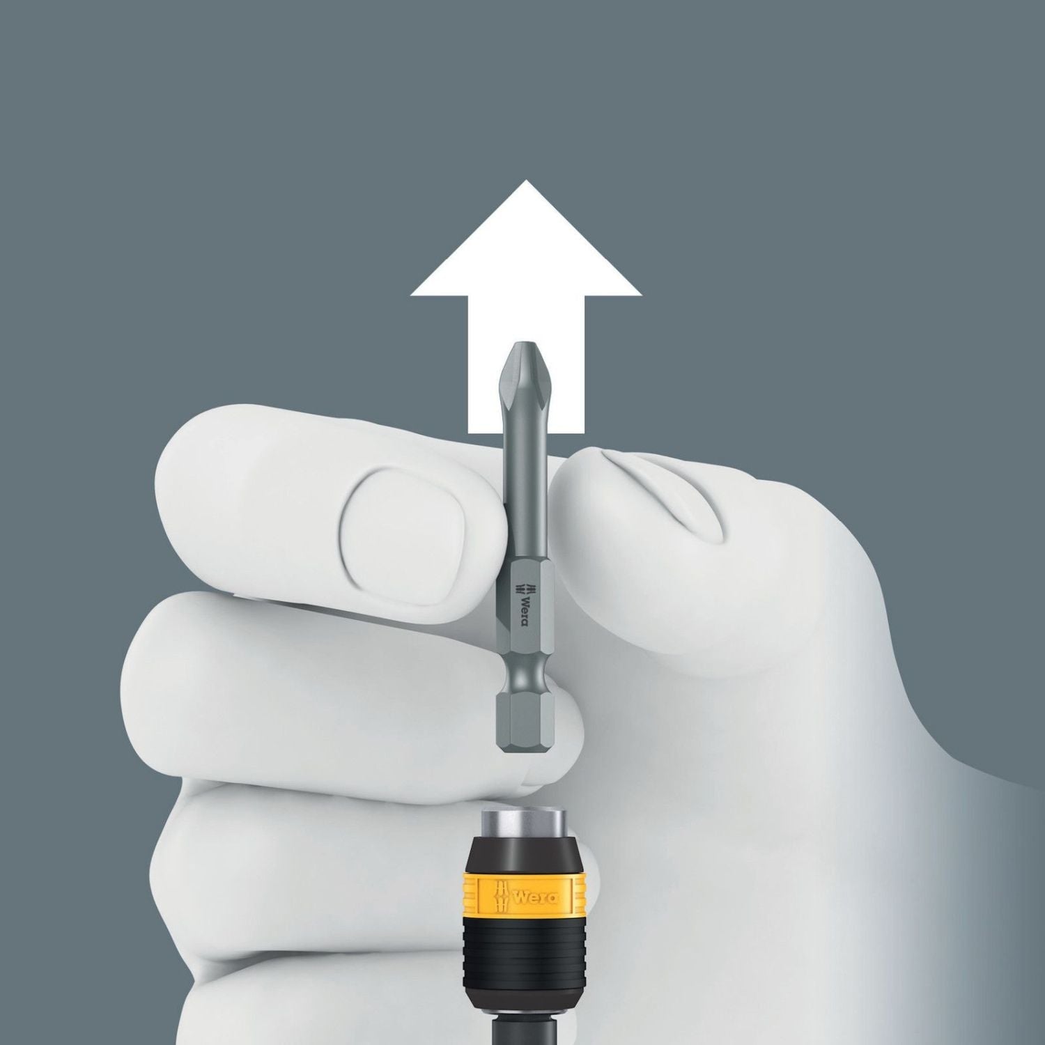 Wera 7400 Esd Series Kraftform Torque Screwdrivers, With Factory Pre-Set Value (0.1-1.5 Nm) And Rapidaptor Quick-Release Chuck, Handle Size 89-mm., 7450 Esdx0.1 Nmx0.1-0.34 Nm