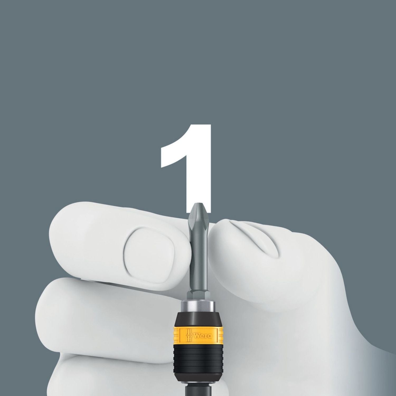 Wera 7400 Esd Series Kraftform Torque Screwdrivers, With Factory Pre-Set Value (0.1-1.5 Nm) And Rapidaptor Quick-Release Chuck, Handle Size 89-mm., 7450 Esdx0.1 Nmx0.1-0.34 Nm