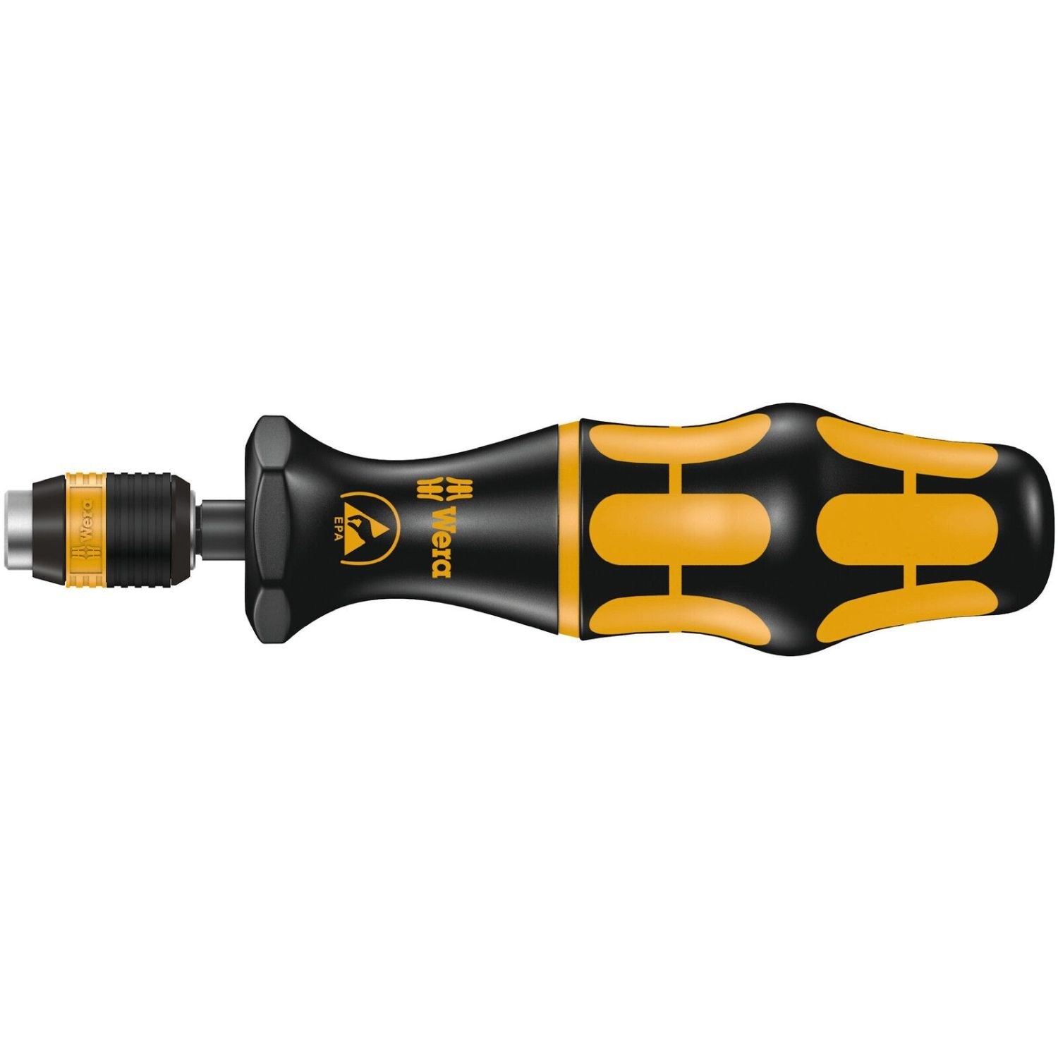 Wera Series 7400 Esd Kraftform Torque Screwdrivers With A Customised Factory Pre-Set Measurement Value, Handle Size 105-mm., 7461 Esdx1.2-3.0 Nm