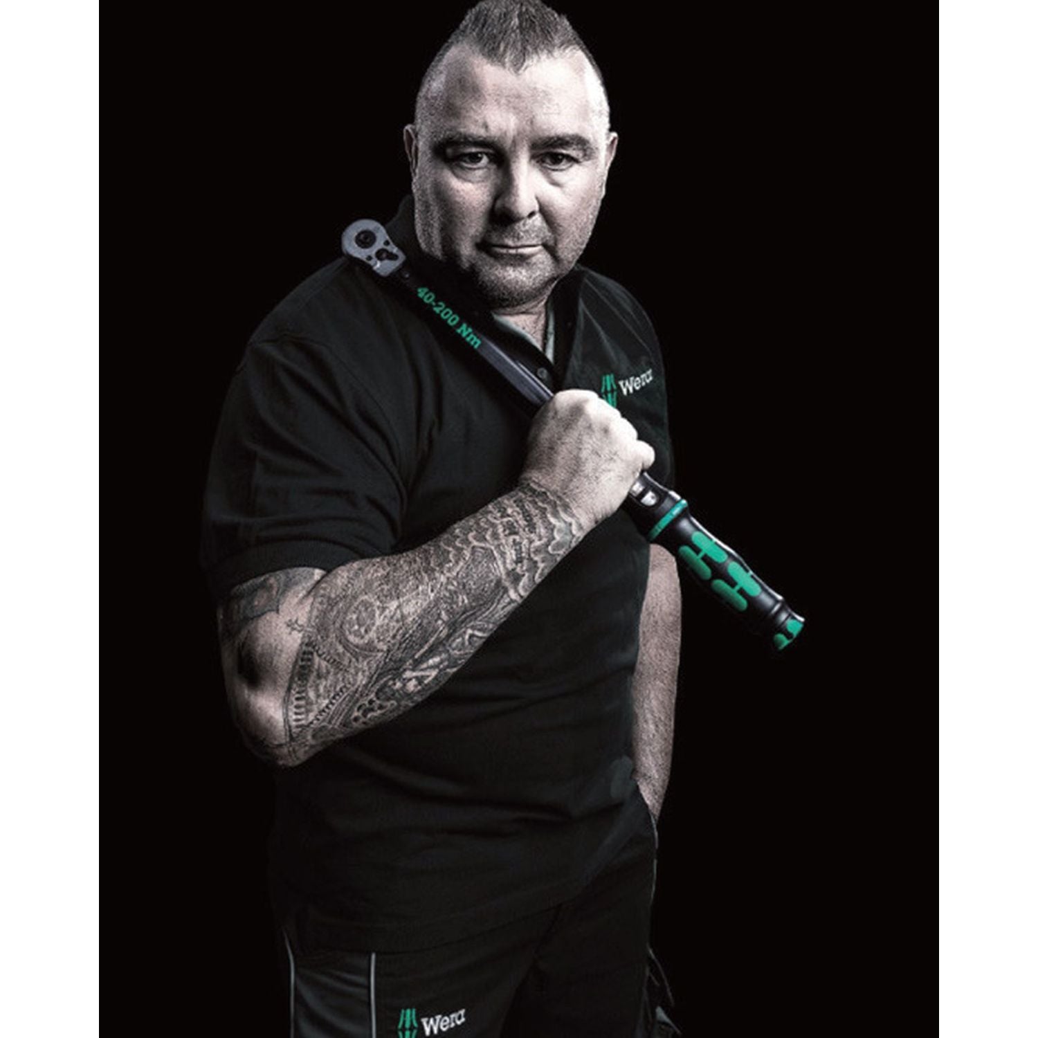 Wera Click-Torque C 3 Torque Wrench With Reversible Ratchet, 40-200 Nm, 1/2-in.x40-200 Nm