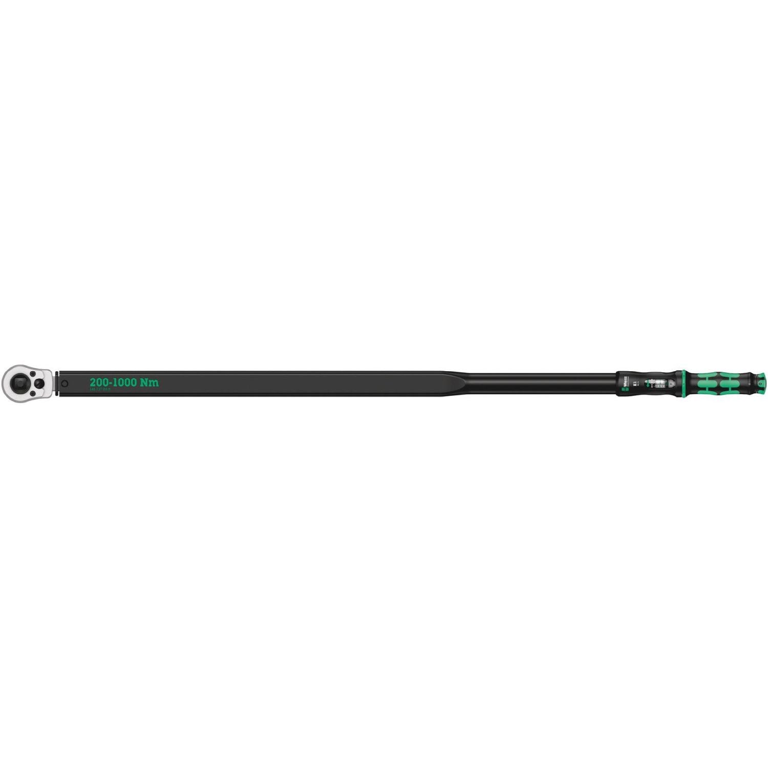 Wera Click-Torque E 1 Push R/L Adjustable Torque Wrench For Clockwise And Anti-Clockwise Torque-Control, 200-1000 Nm, 3/4-in.x200-1000 Nm