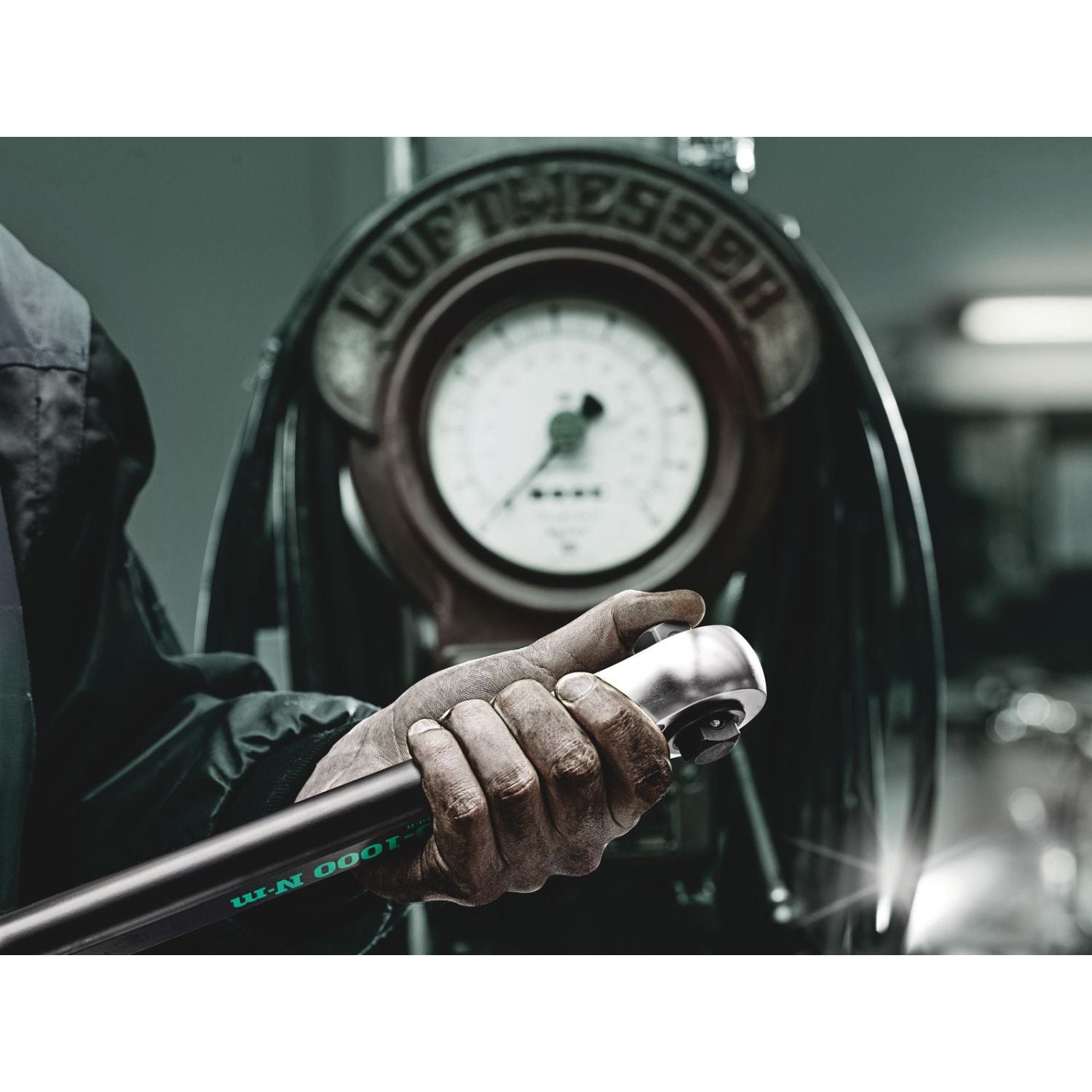 Wera Click-Torque E 1 Push R/L Adjustable Torque Wrench For Clockwise And Anti-Clockwise Torque-Control, 200-1000 Nm, 3/4-in.x200-1000 Nm