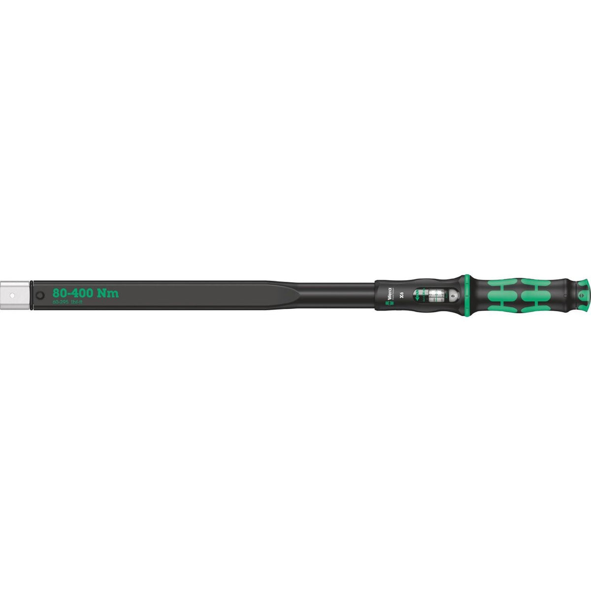 Wera Click-Torquex6 Torque Wrench For Insert Tools, 80-400 Nm, 14X18x80-400 Nm