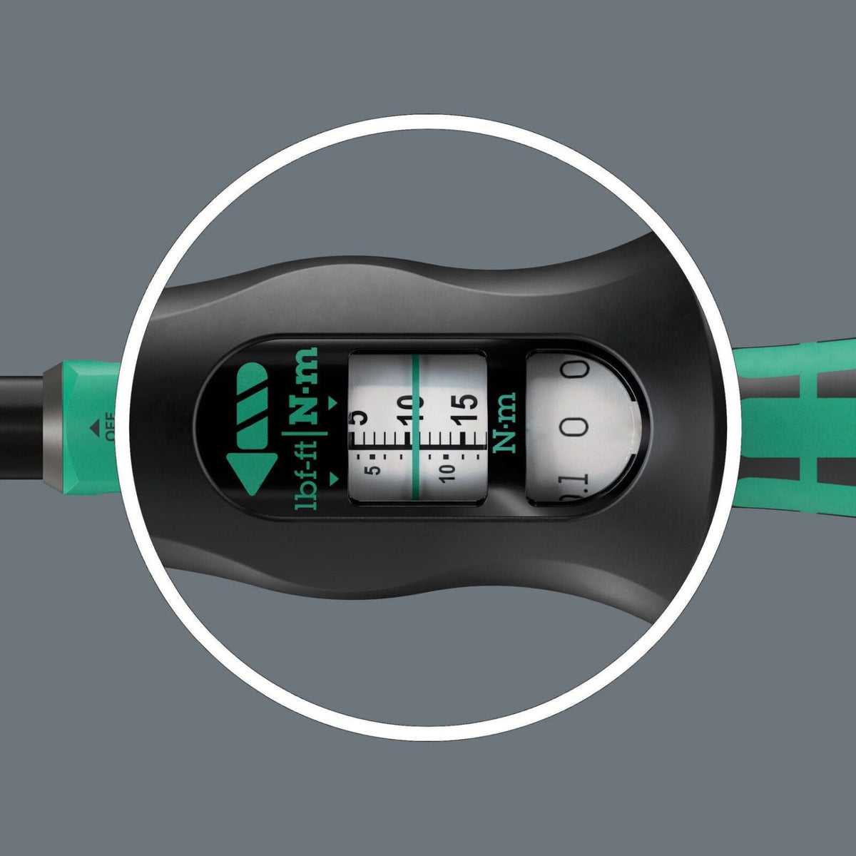 Wera Click-Torque Lock A 5 Torque Wrench, Adjustable, Torque Lock Function, Reversible Ratchet, Clockwise Torque Operation, 2.5-25 Nm, 1/4-in.x2.5-25 Nm