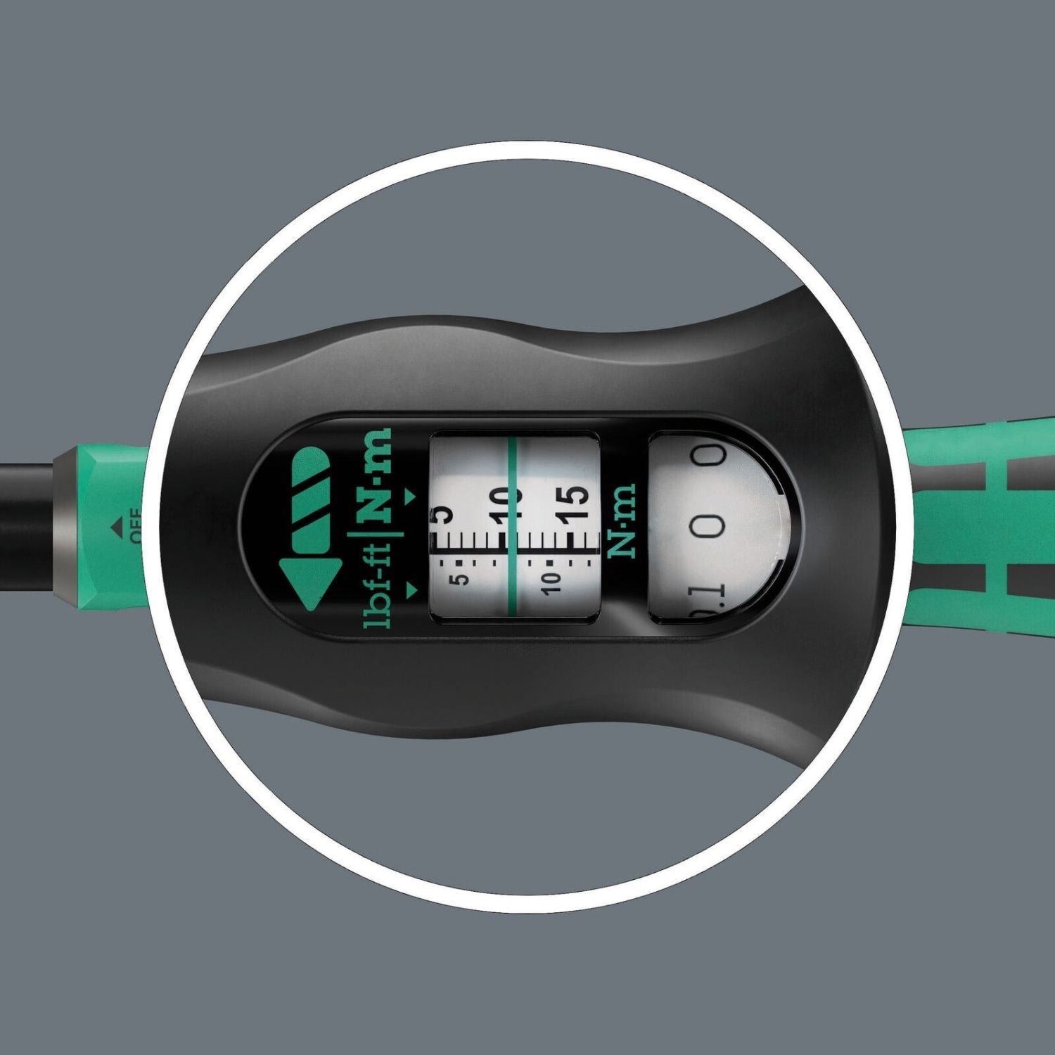 Wera Click-Torque Lock A 5 R/L Torque Wrench, Adjustable, Torque Lock Function, Square Head Insert (1/4-in.), Clockwise/Counterclockwise Torque Operation, 2.5-25 Nm, 1/4-in.x2.5-25 Nm