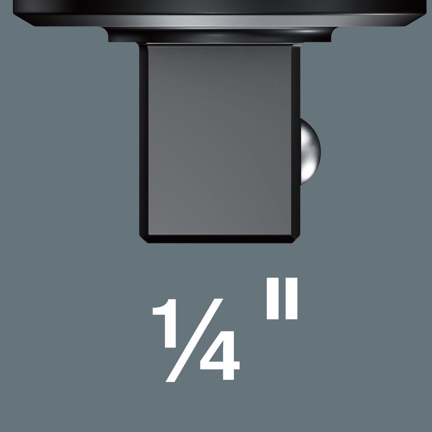 Wera 7772 A Ratchet Insert, Reversible, 9X12-mm., 9X12x1/4-in.x49-mm.
