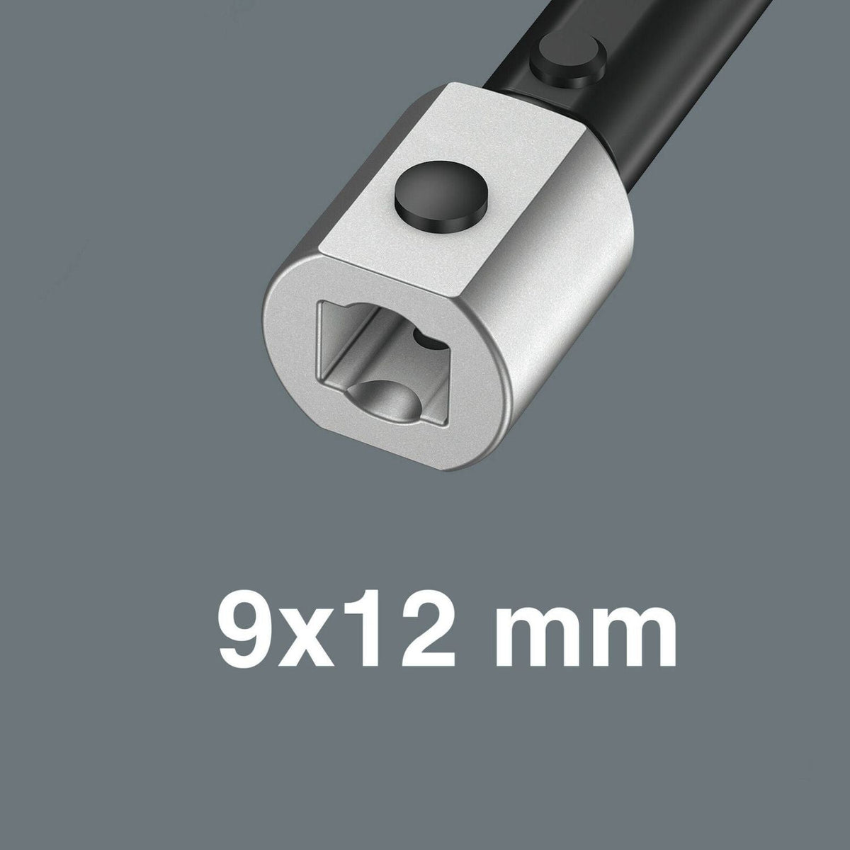 Wera 7779/1 Adapter Insert, 9X12-mm., 9X12x14X18x49-mm.