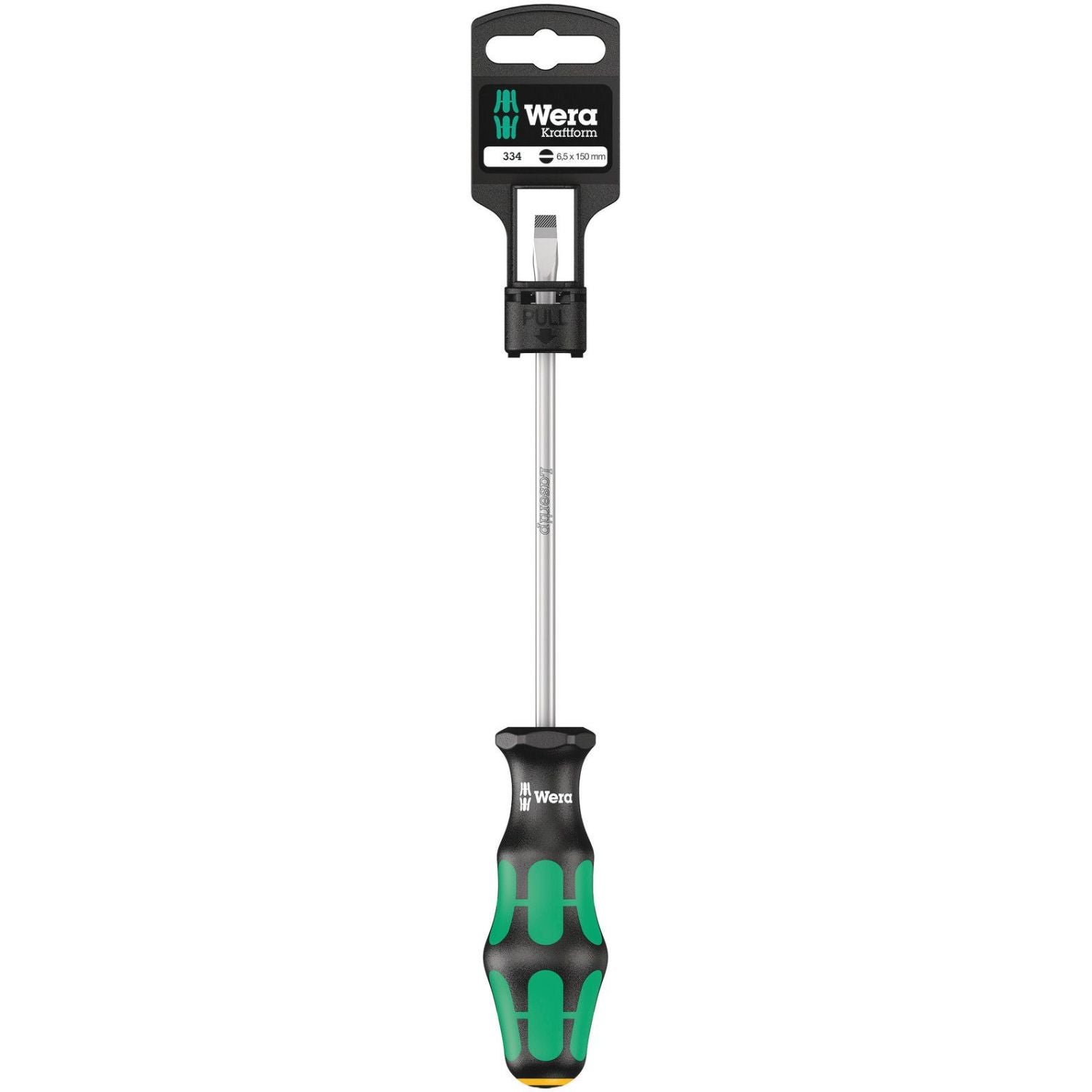 Wera 334 SB Screwdriver For Slotted Screws, 1.2x8x175-mm.