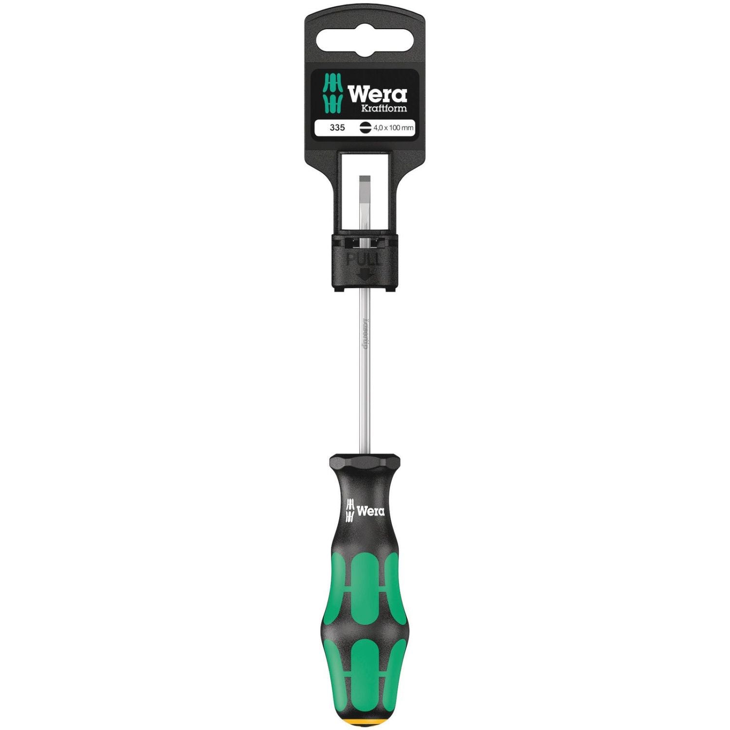 Wera 335 SB Slotted Screwdriver, 0.6x3.5x100-mm.