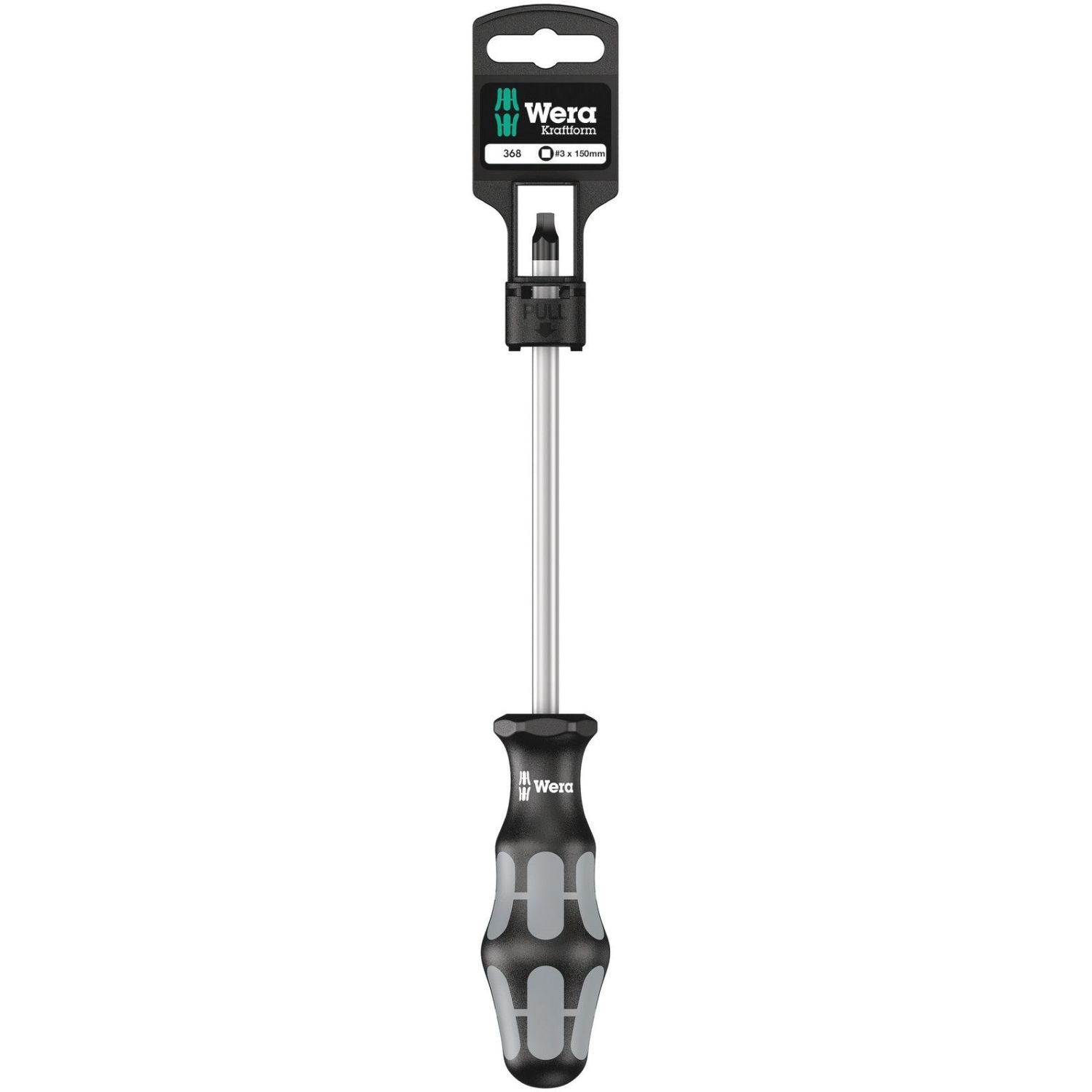 Wera 368 SB Screwdriver For Square Socket Head Screws, # 3x150-mm.