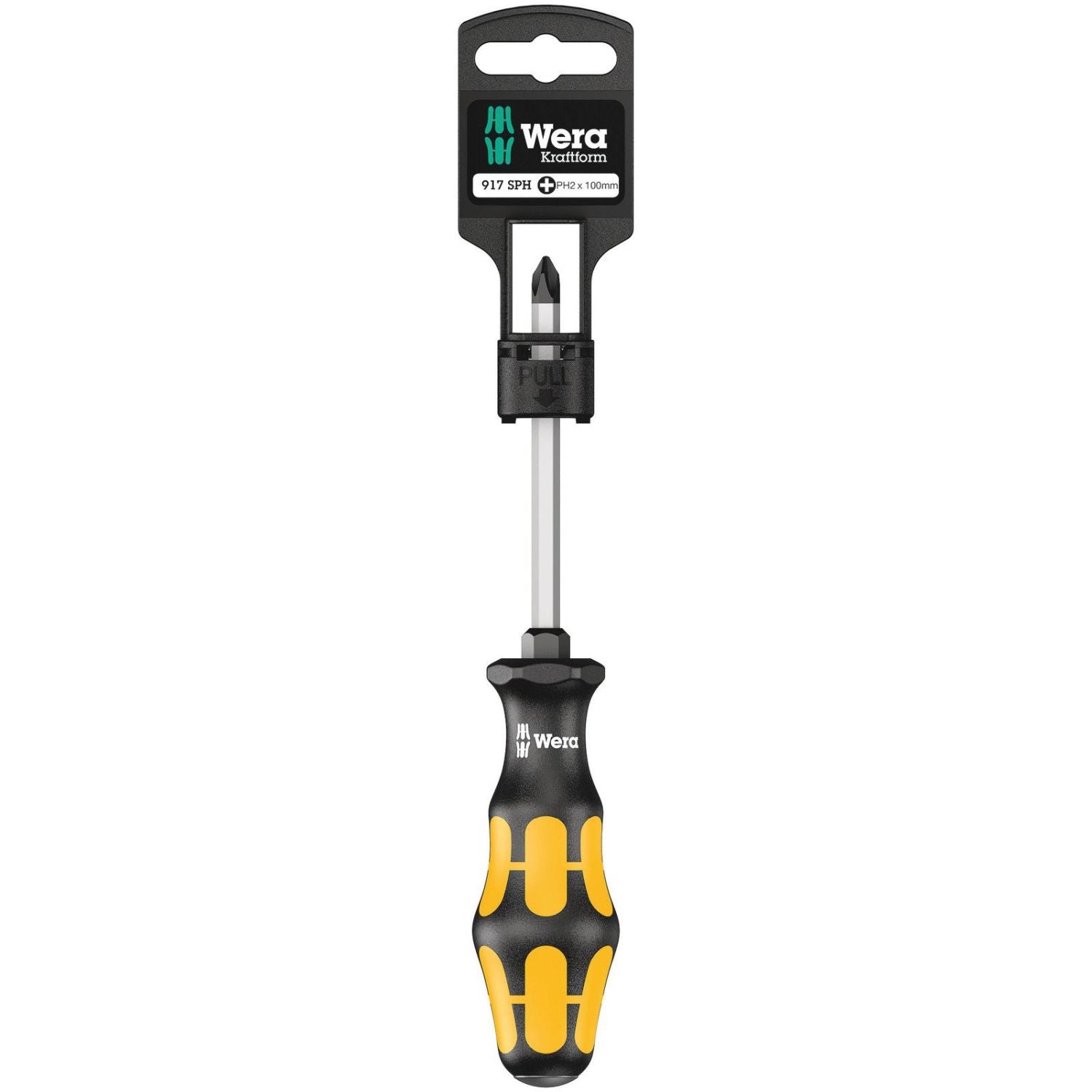 Wera 917 Sph SB Screwdriver For Phillips Screws, Ph 1x80-mm.