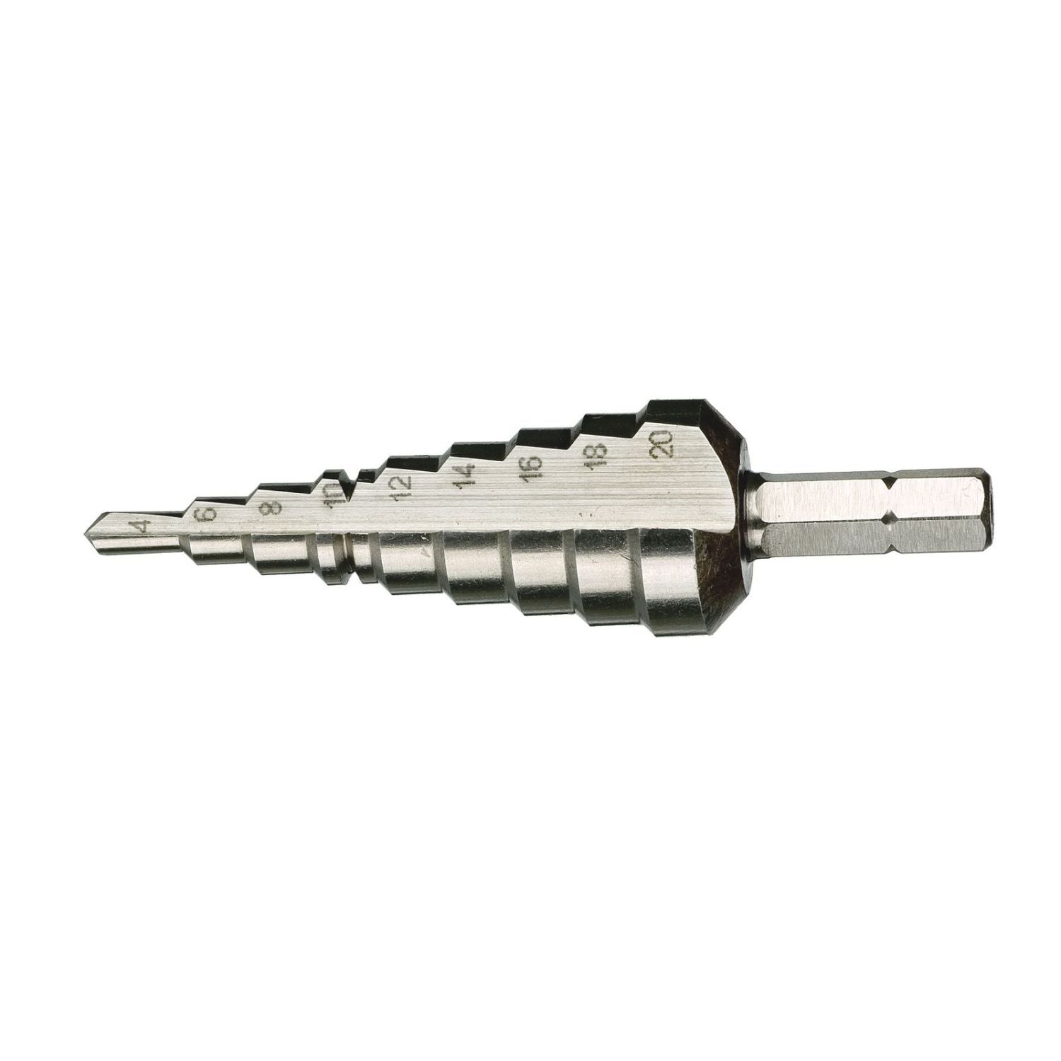 Stepped Rill Wera 843 Stepped Drill Bit, 4-20-mm., 75-mm. – Tool Nut