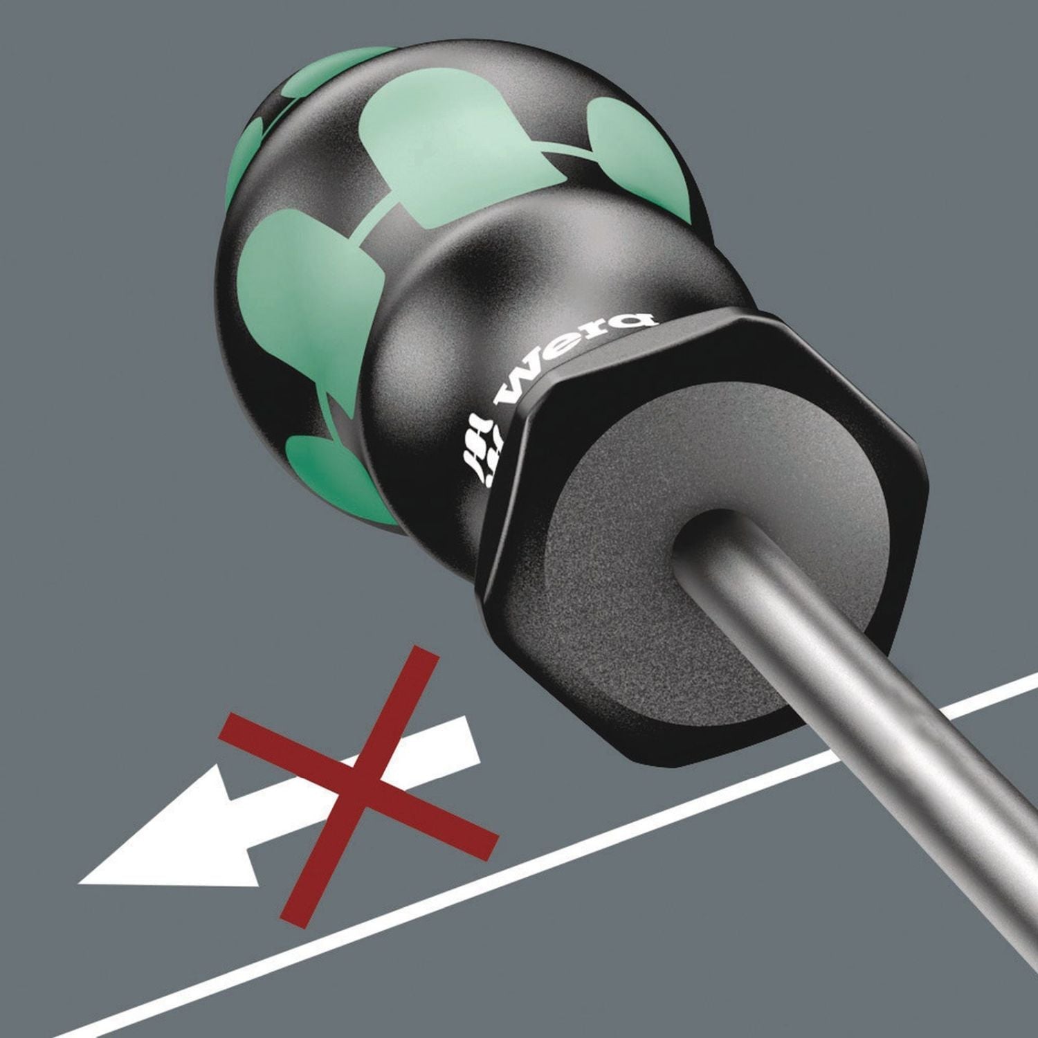 Wera 368 Screwdriver For Square Socket Head Screws, # 1x80-mm.