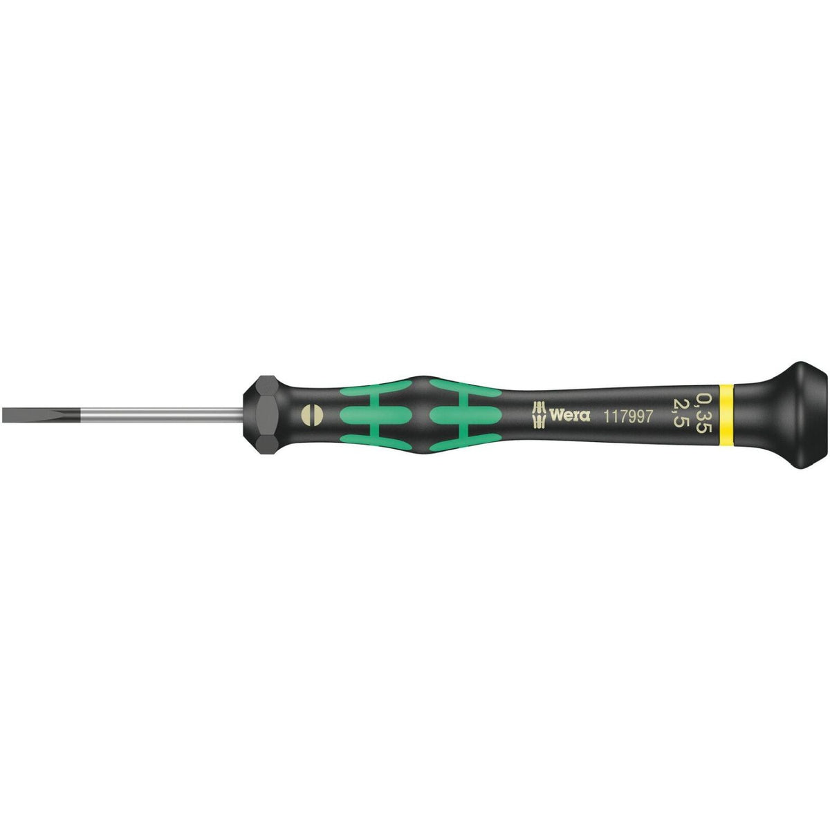 Wera 2035 Screwdriver For Slotted Screws For Electronic Applications, 0.18x1x40-mm.