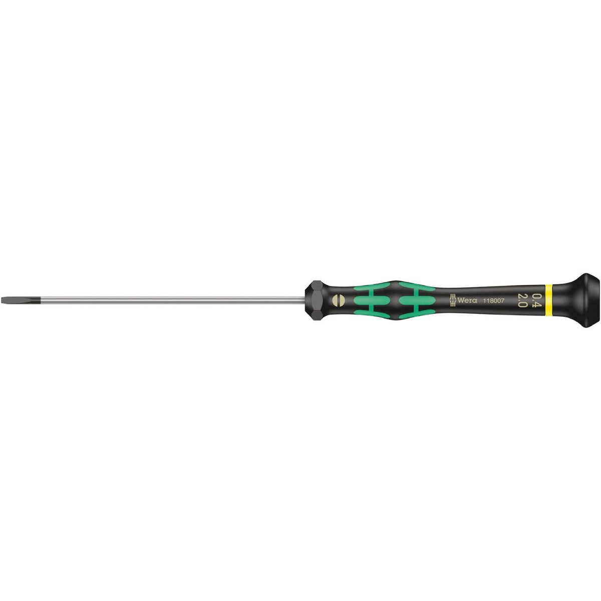 Wera 2035 Screwdriver For Slotted Screws For Electronic Applications, 0.50x3x50-mm.