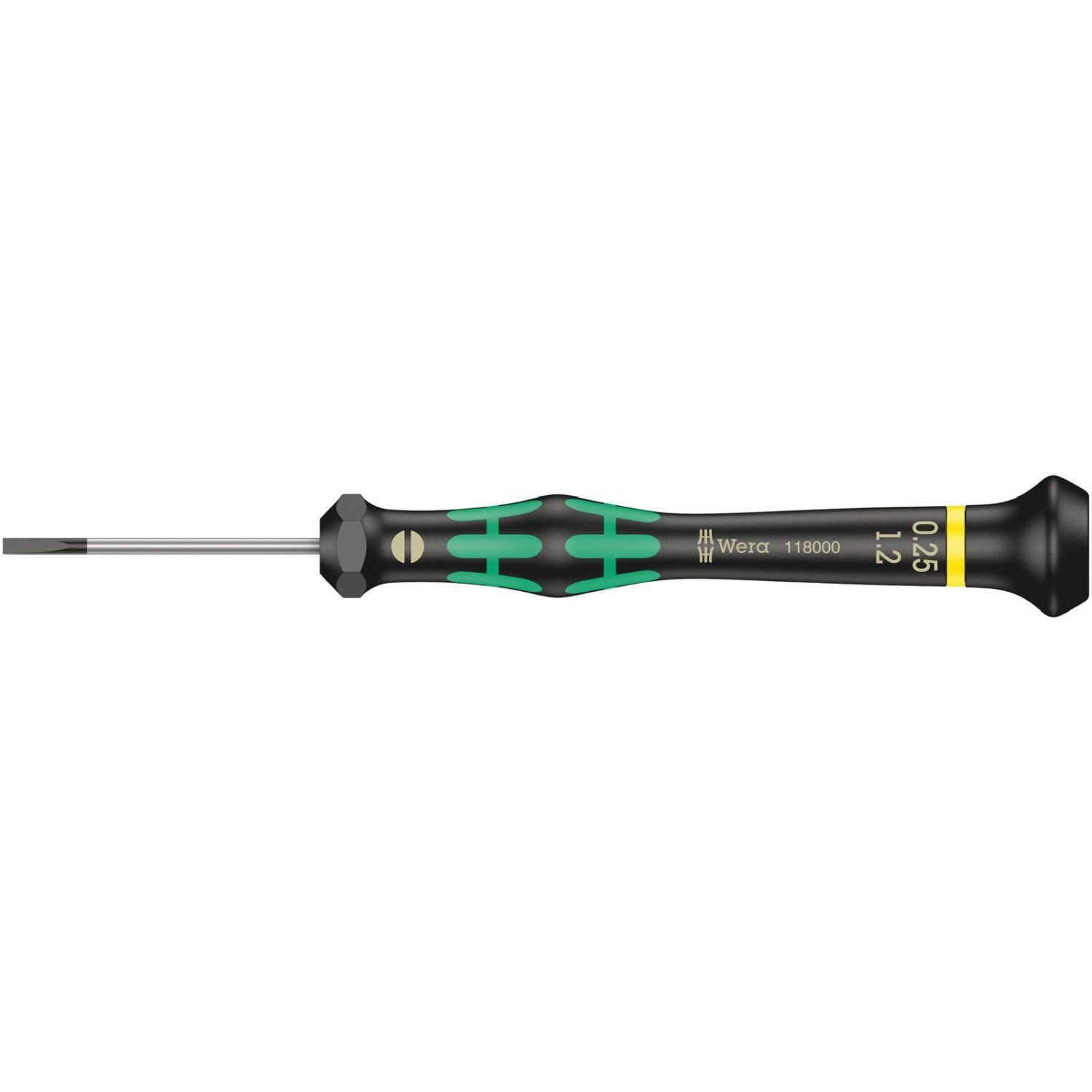Wera 2035 Screwdriver For Slotted Screws For Electronic Applications, 0.25x1.2x40-mm.