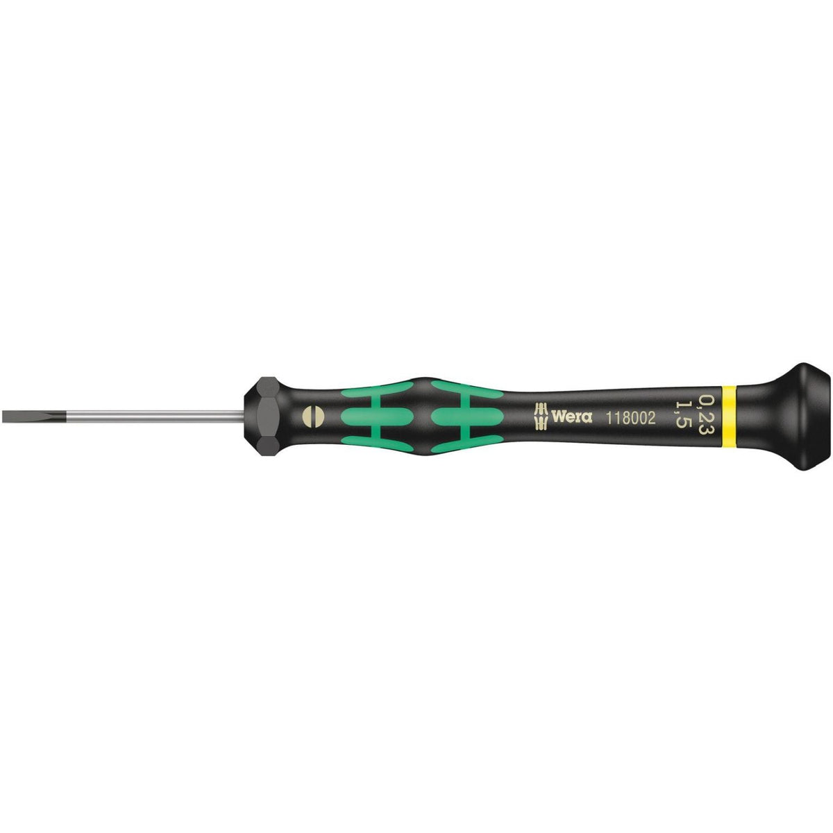 Wera 2035 Screwdriver For Slotted Screws For Electronic Applications, 0.23x1.5x40-mm.