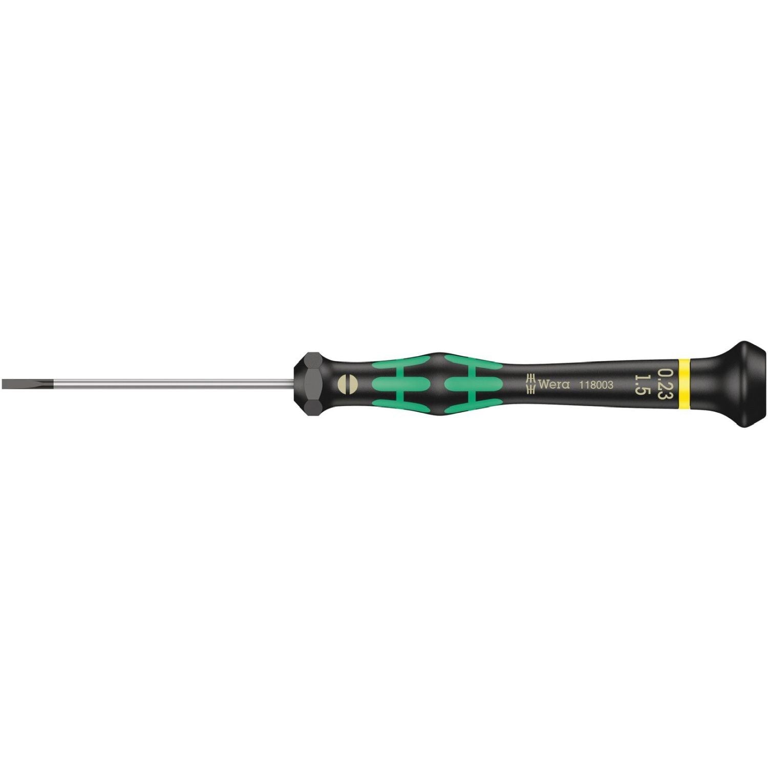 Wera 2035 Screwdriver For Slotted Screws For Electronic Applications, 0.23x1.5x60-mm.