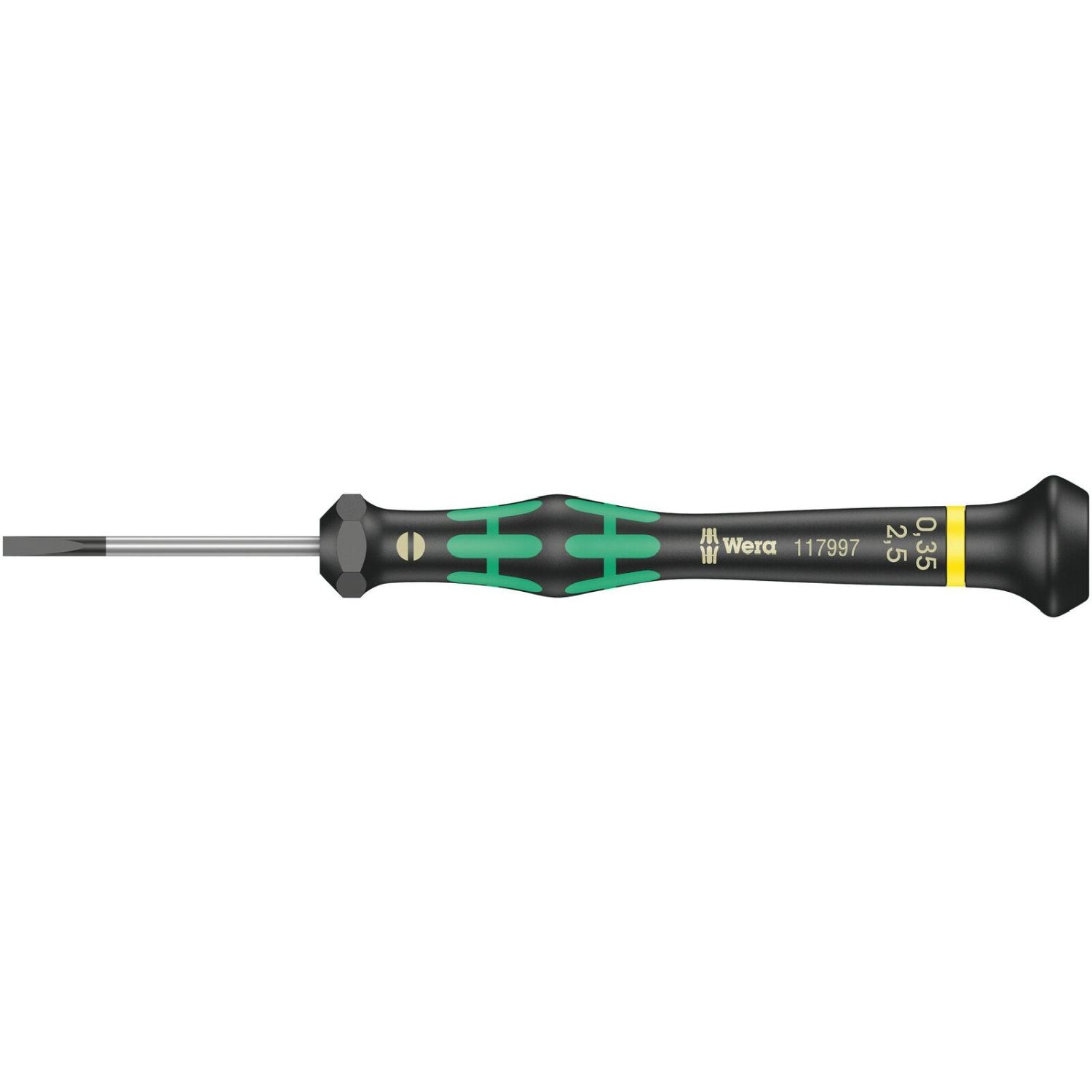 Wera 2035 Screwdriver For Slotted Screws For Electronic Applications, 0.23x1.5x60-mm.