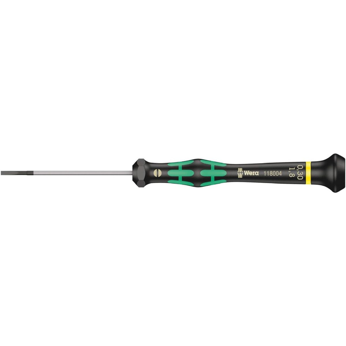 Wera 2035 Screwdriver For Slotted Screws For Electronic Applications, 0.30x1.8x60-mm.