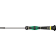 Wera 2035 Screwdriver For Slotted Screws For Electronic Applications, 0.60x3.5x80-mm.