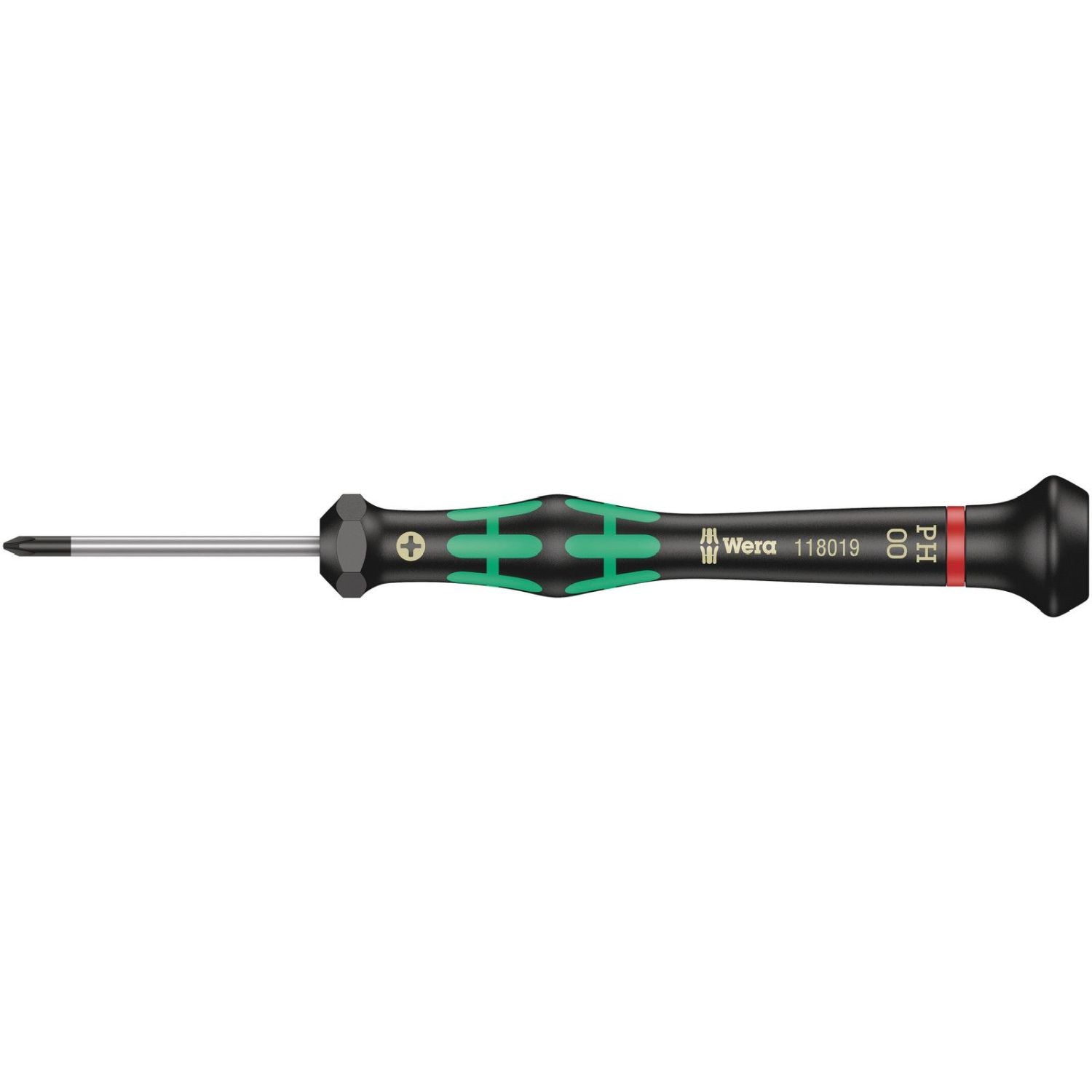 Wera 2050 Ph Screwdriver For Phillips Screws For Electronic Applications, Ph 00x40-mm.