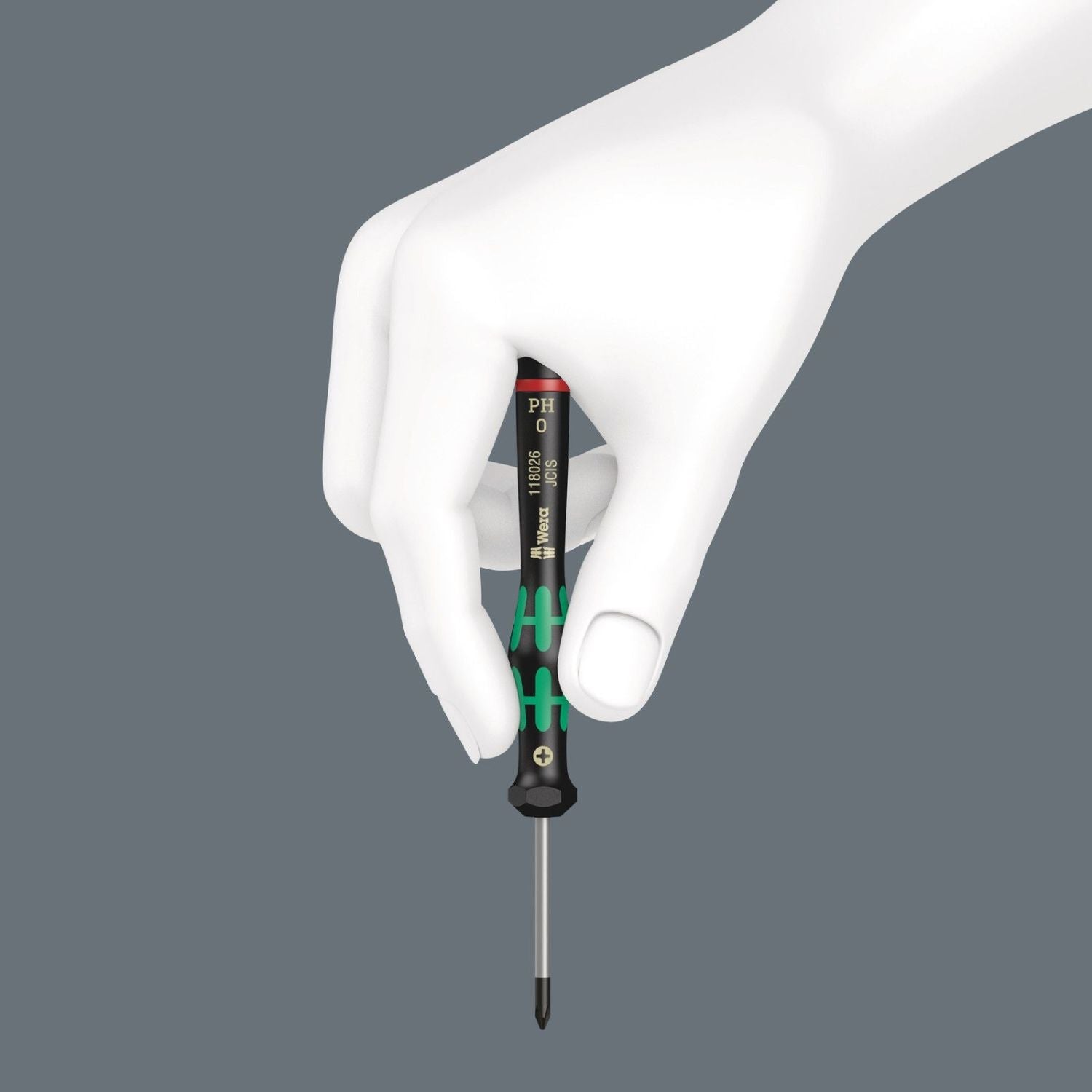 Wera 2050 Ph Screwdriver For Phillips Screws For Electronic Applications, Ph 00x40-mm.