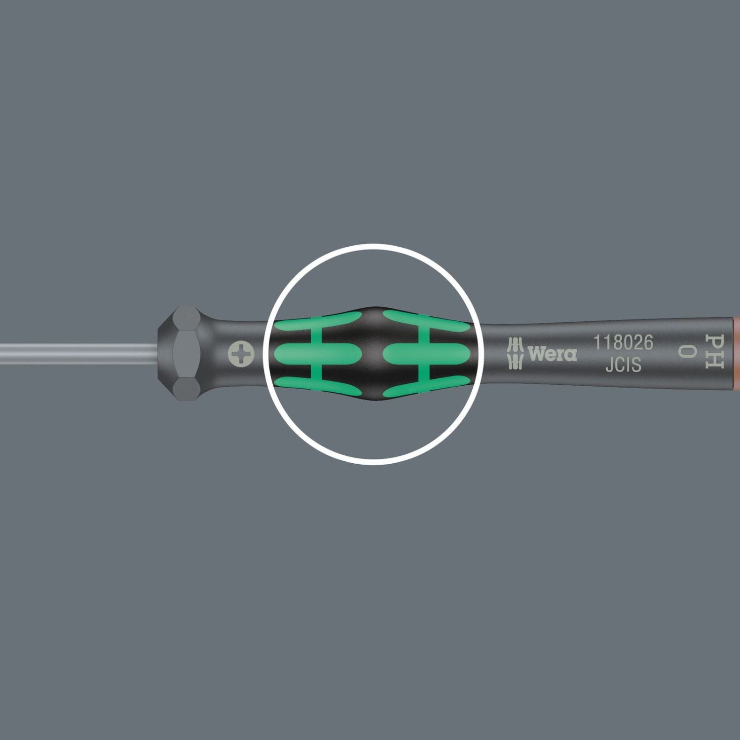 Wera 2050 Ph Screwdriver For Phillips Screws For Electronic Applications, Ph 00x40-mm.