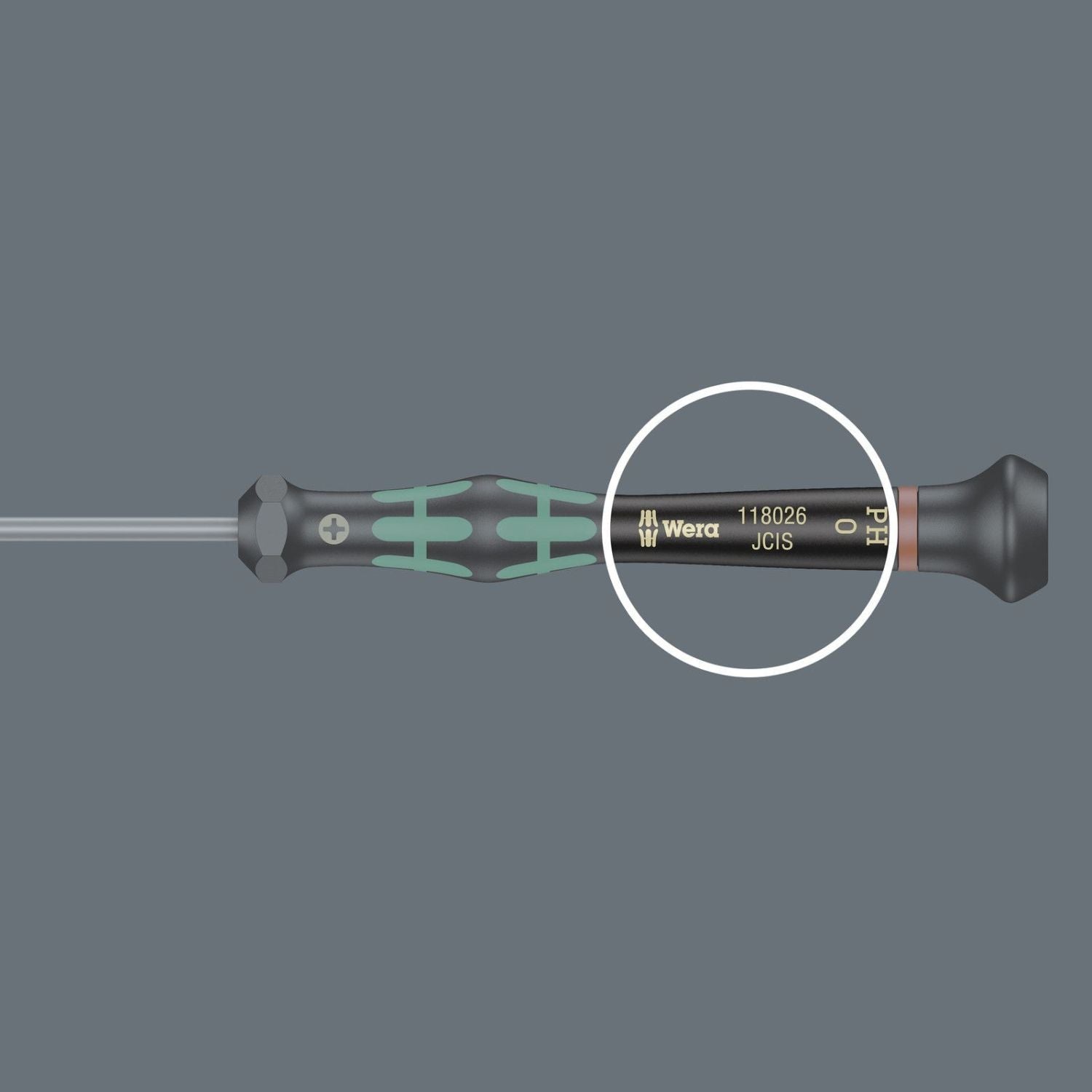 Wera 2050 Ph Screwdriver For Phillips Screws For Electronic Applications, Ph 00x40-mm.