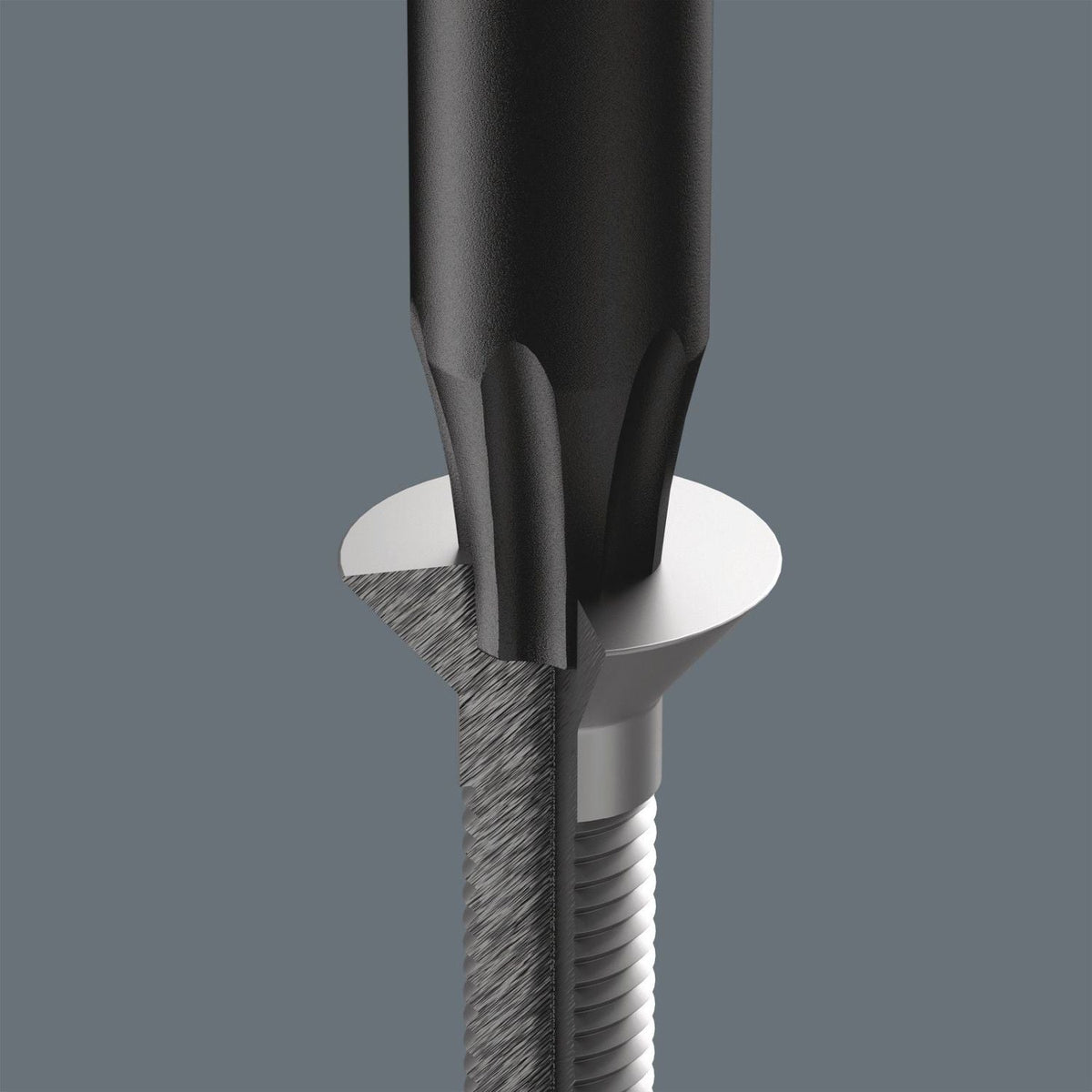 Wera 2067 Torx Bo Screwdriver For Tamper-Proof Torx Screws For Electronic Applications, Torx 7x60-mm.