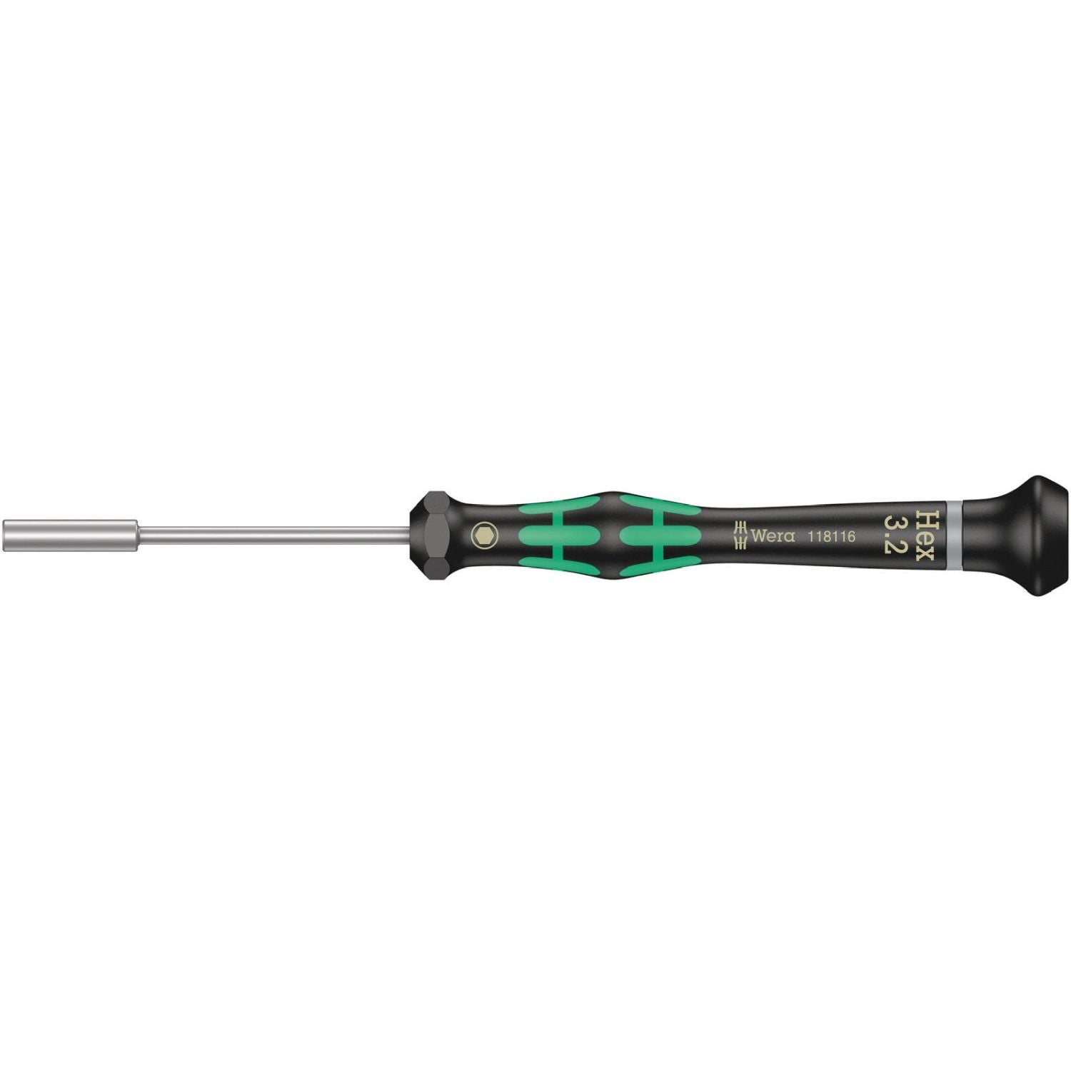 Wera 2069 Nutdriver For Electronic Applications, 3.2x60-mm.