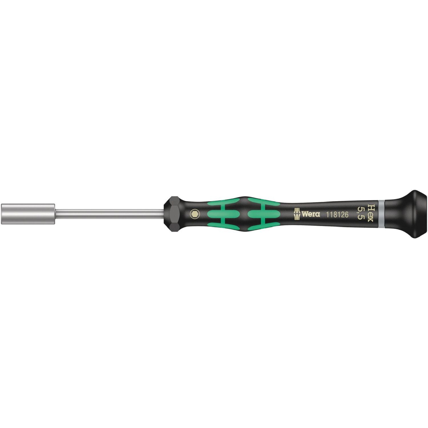 Wera 2069 Nutdriver For Electronic Applications, 5.5x60-mm.