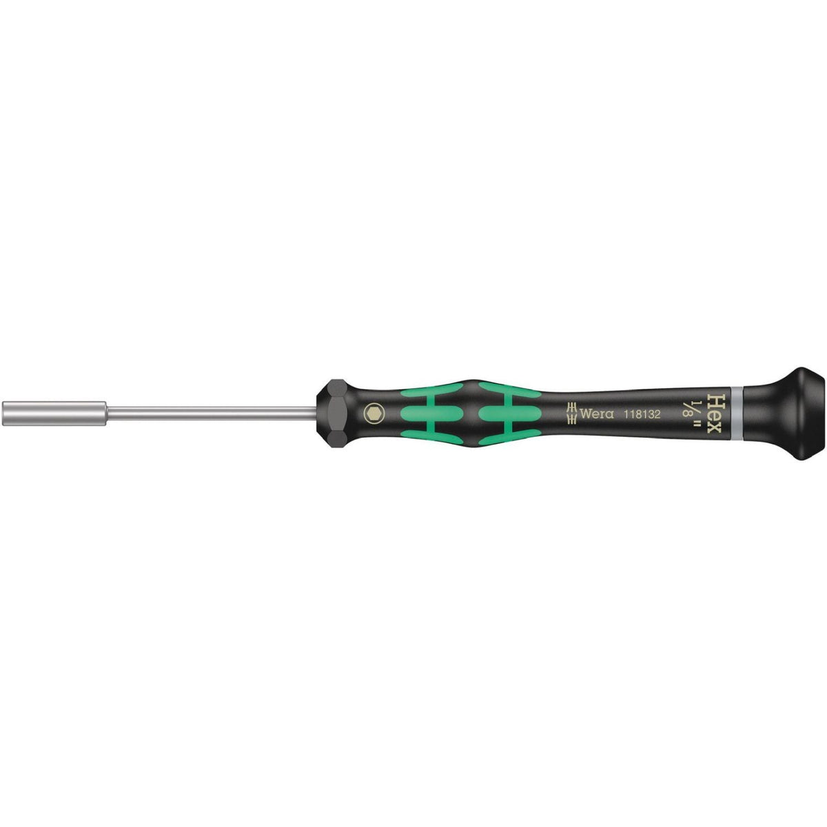 Wera 2069 Nutdriver For Electronic Applications, 1/8-in.x60-mm.