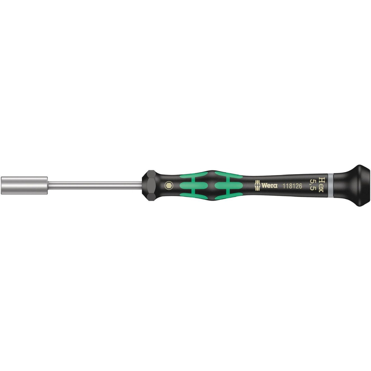 Wera 2069 Nutdriver For Electronic Applications, 1/8-in.x60-mm.