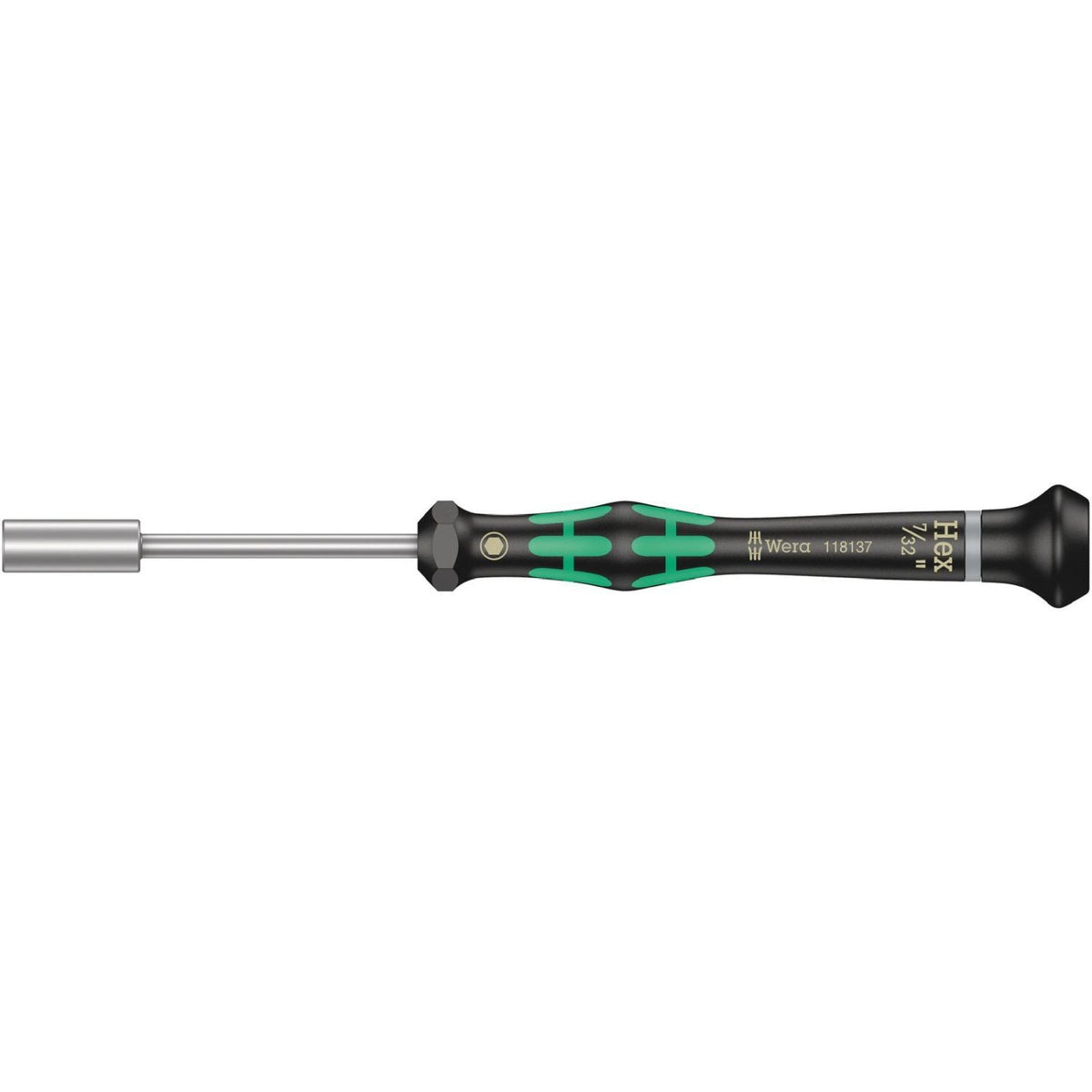 Wera 2069 Nutdriver For Electronic Applications, 7/32-in.x60-mm.
