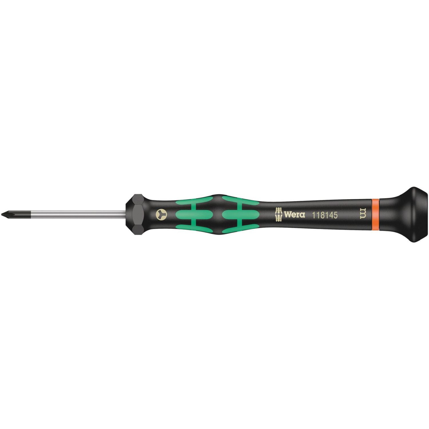 Wera 2072 Kraftform Micro Screwdriver For Microstix Screws, Mx40-mm.