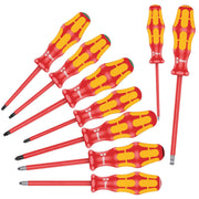 Wera 160 I/162 I/167 I/9 Screwdriver Set Kraftform Plus Series 100, 9-Pieces