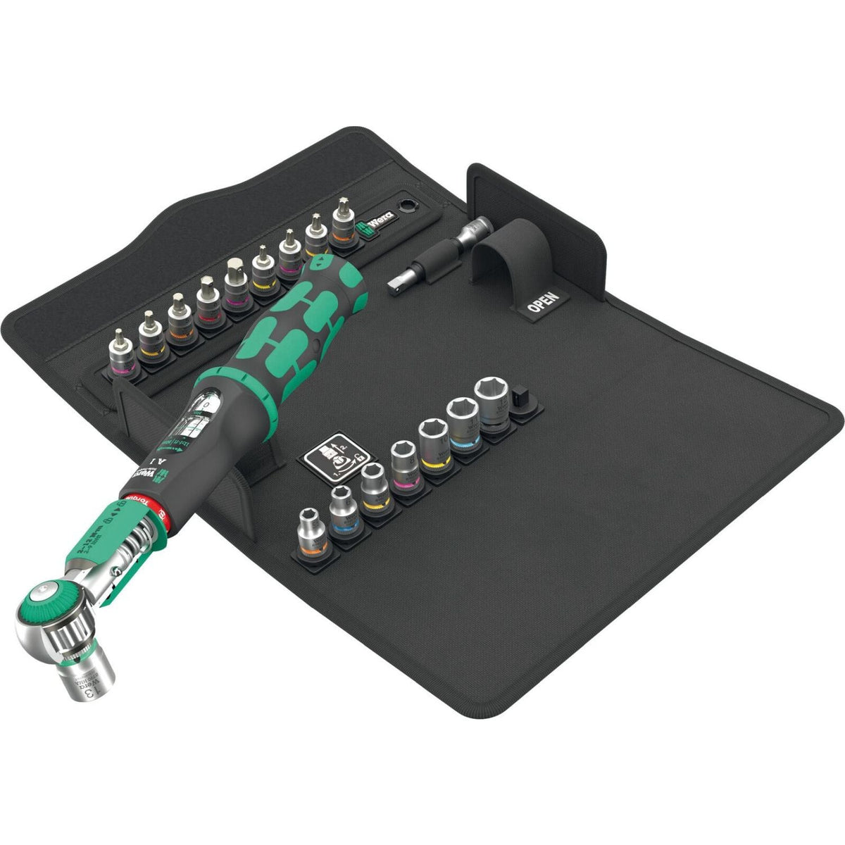 Wera Safe-Torque A 1 Shk Set 1, 1/4-in. Square Head, 2-12 Nm, 20-Pieces