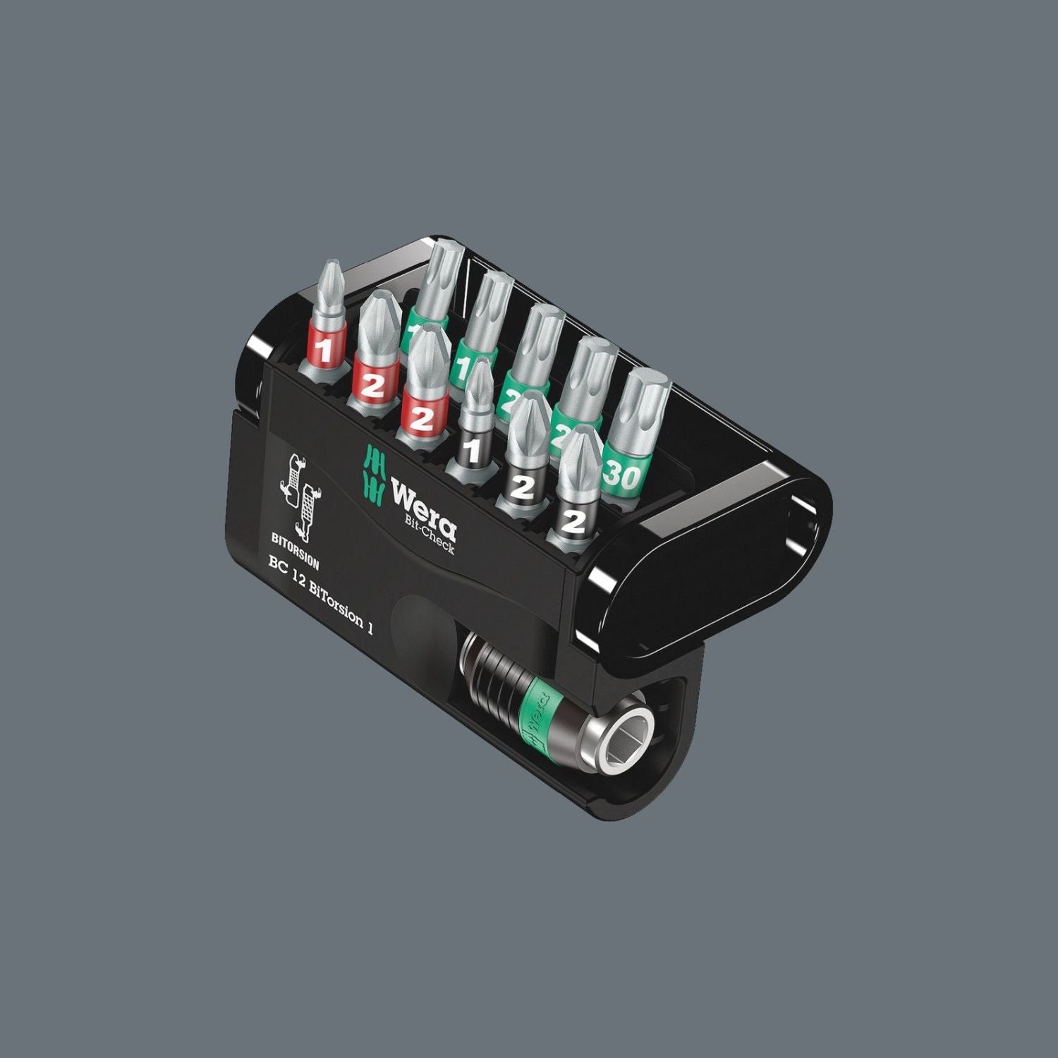 Wera Bit-Check 12 Bitorsion 1 SB, 12-Pieces