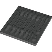 Wera 9810 Foam Insert Screwdriver Set 1, Empty, 344x30x392-mm.