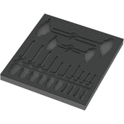 Wera 9812 Foam Insert Torx Hf Screwdriver Set 1, Empty, 344x30x392-mm.