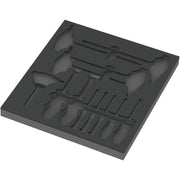 Wera 9813 Foam Insert Hex Screwdriver Set 1, Empty, 344x30x392-mm.