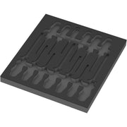 Wera 9814 Foam Insert The Chiseldriver Screwdriver Set 1, Empty, 344x30x392-mm.