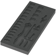 Wera 9821 Foam Insert 8000 B Zyklop 3/8-in. Ratchet Set 1, Empty, 172x30x392-mm.