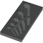 Wera 9832 Foam Insert 6004 Joker Set 1, Empty, 172x30x392-mm.