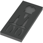 Wera 9881 Foam Insert Knipex Pliers Set 2, Empty, 172x30x392-mm.